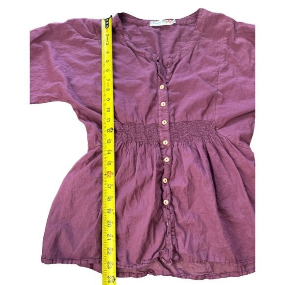JOHNNY WAS PURPLE BLOUSE SIZE S | N1‎ - Picture 5 of 6